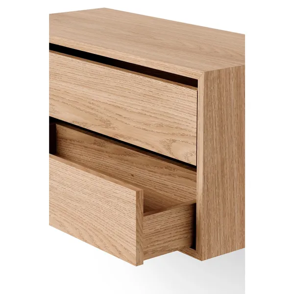 Cabinet Bookcase Low With Shelves Oak