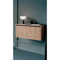 Mueble Librería Baja Con Puertas Blanco