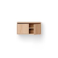 Cabinet Bookcase Low With Doors Oak