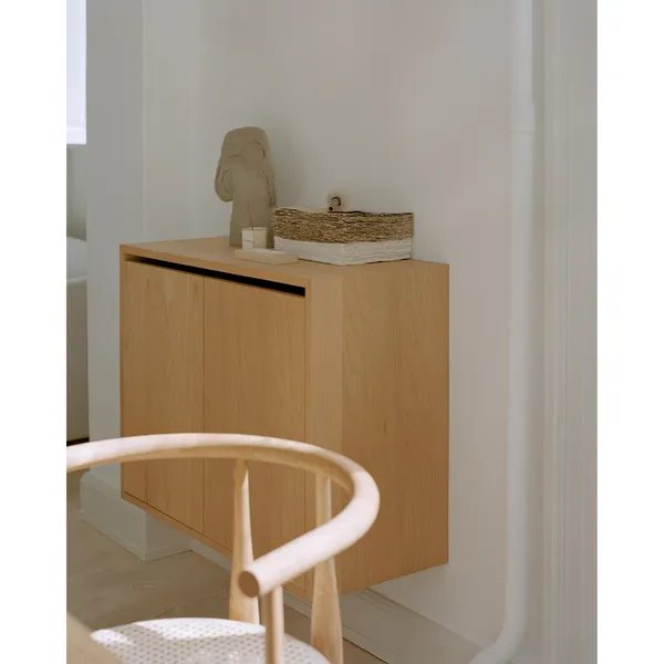 Cabinet Bookcase Low With Doors Oak