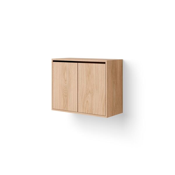 Cabinet Shelving High With Doors Oak