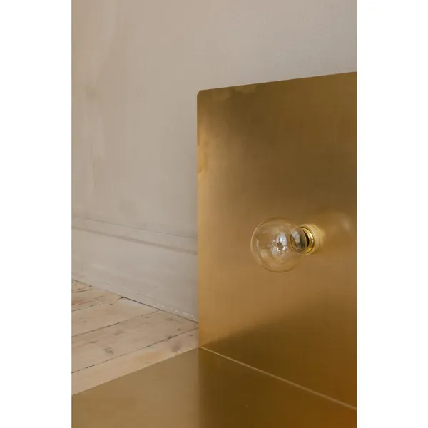 90 Stehlampe Messing