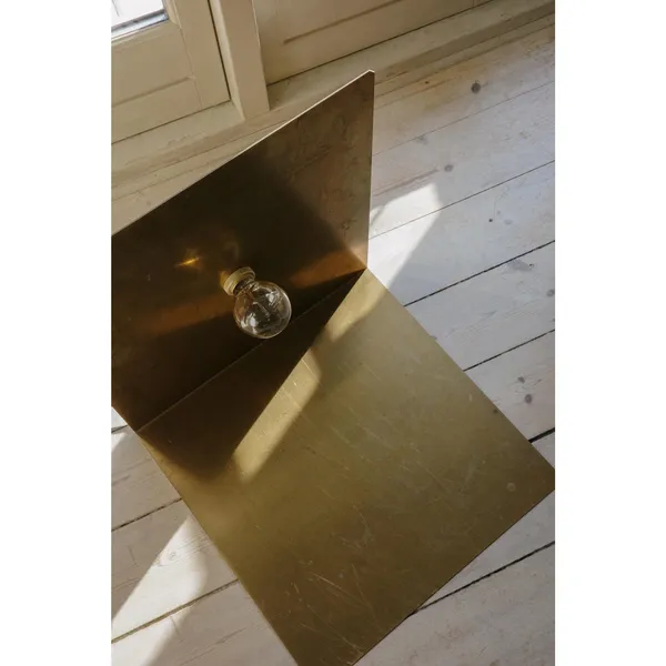 90 Stehlampe Messing