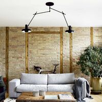 Arigato Double Ceiling Light Black