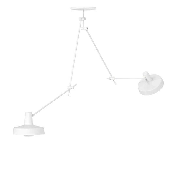 Arigato Dobbel Taklampe Hvit