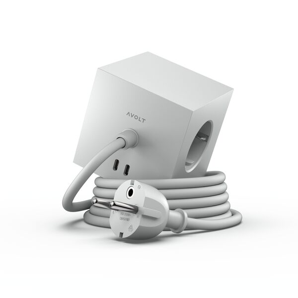 Square 1 USB C & Magneet 180cm Gotland Grijs