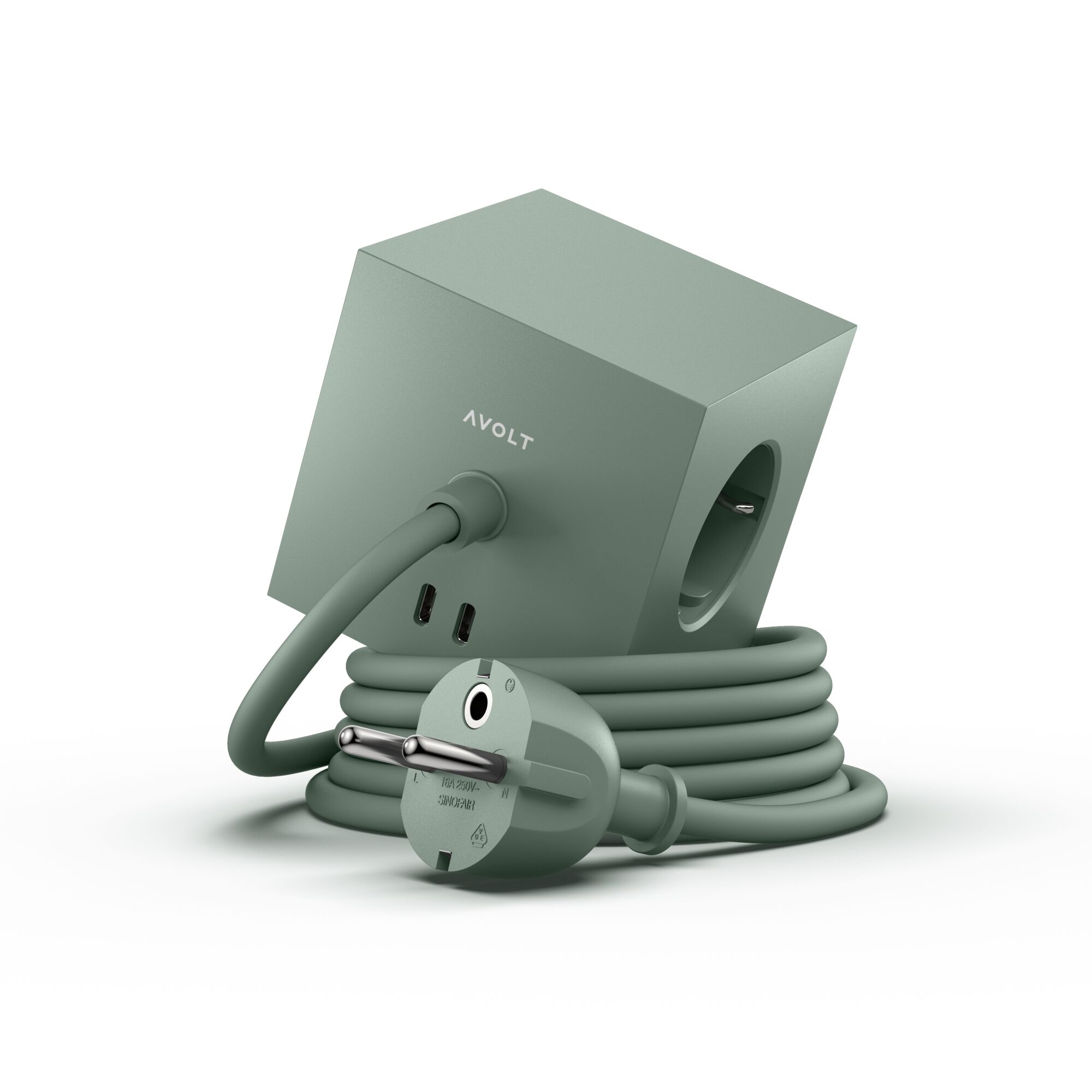 Square 1 USB C et Aimant 180 cm Chêne Vert