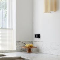 Square 2 Socket Estocolmo Negro