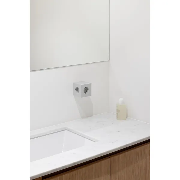 Square 2 Socket Gotland Gray