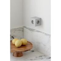 Square 2 Socket Gotland Gray