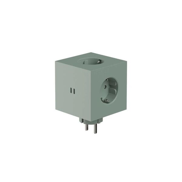 Square 2 Socket Roble Verde