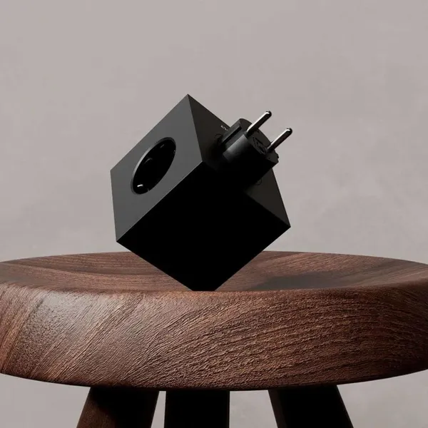 Square 2 Socket Oak Green