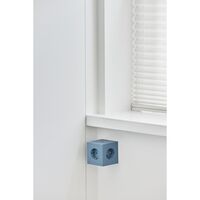Square 2 Socket Shark Blue