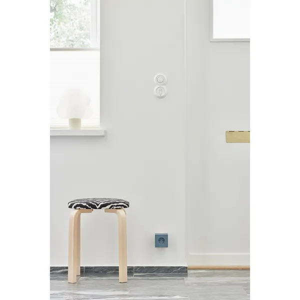 Square 2 Socket Shark Blue