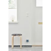 Square 2 Socket Shark Blue