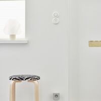 Square 2 Socket Beżowy