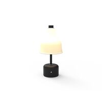Avra Transportabel Bordlampe Sort/Crème