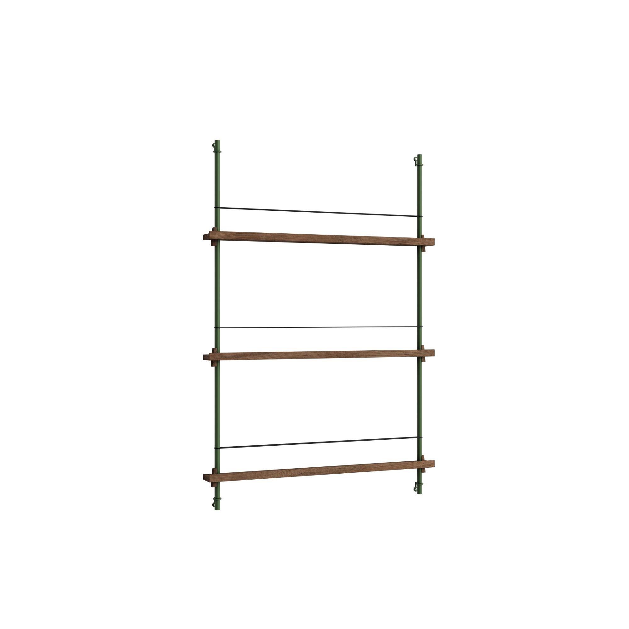Magazine Shelving Reol Medium Rget Eg/Pine Green