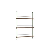 Magazine Shelving Reol Medium Røget Eg/Pine Green
