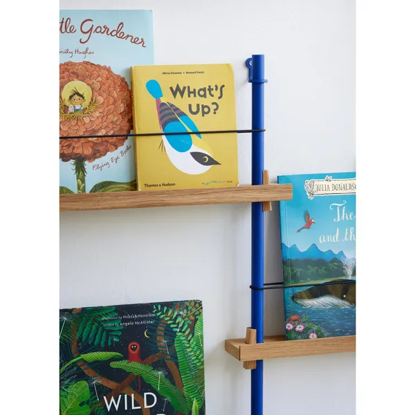 Magazine Shelving Reol Medium Røget Eg/Pine Green