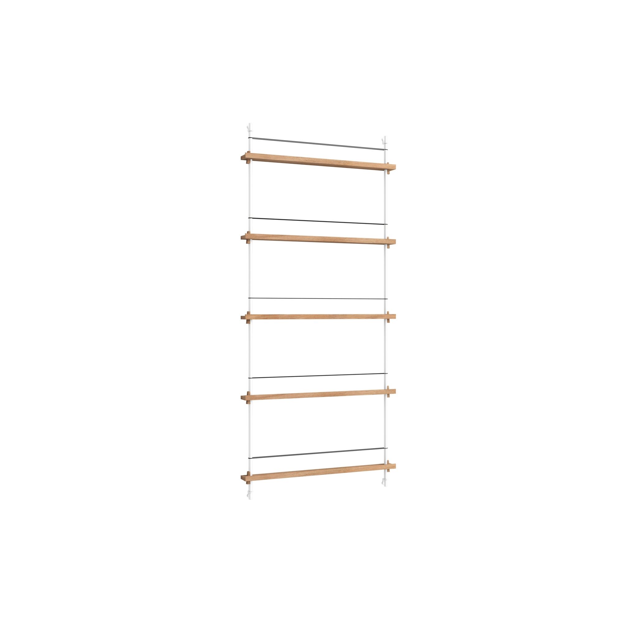 Magazine Shelving Reol Hj Eg/Hvid
