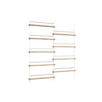 Tijdschriftenrek MS.180.2 Eiken/Wit