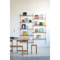 Tijdschriftenrek MS.180.2 Eiken/Wit