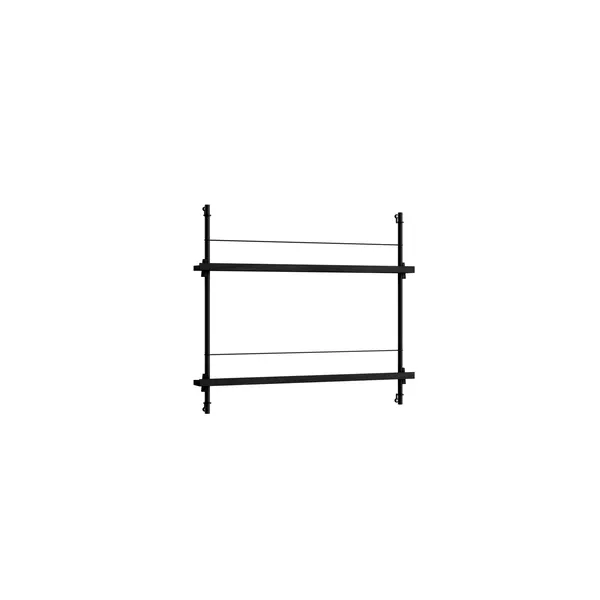 Magazine Shelving Bookcase Small Black