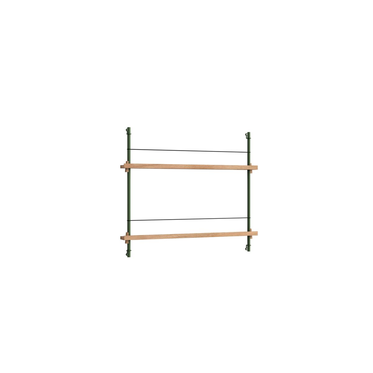 Étagère à Magazines , Petit , Chêne/vert Pin