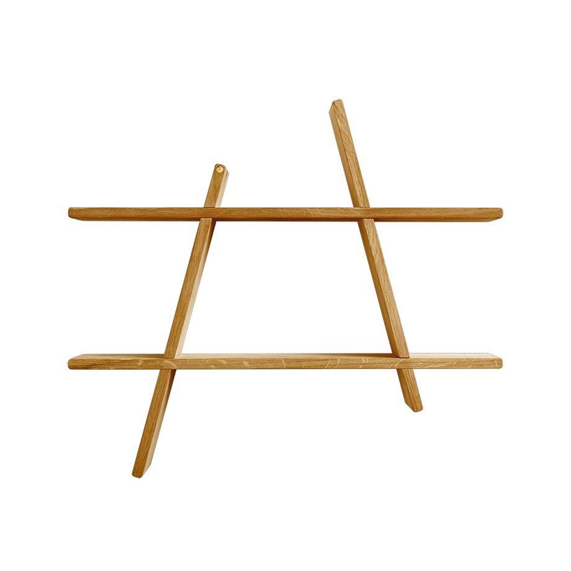 A-Shelf Étagère Grand 78x12x67 Frêne Fumé Huilé