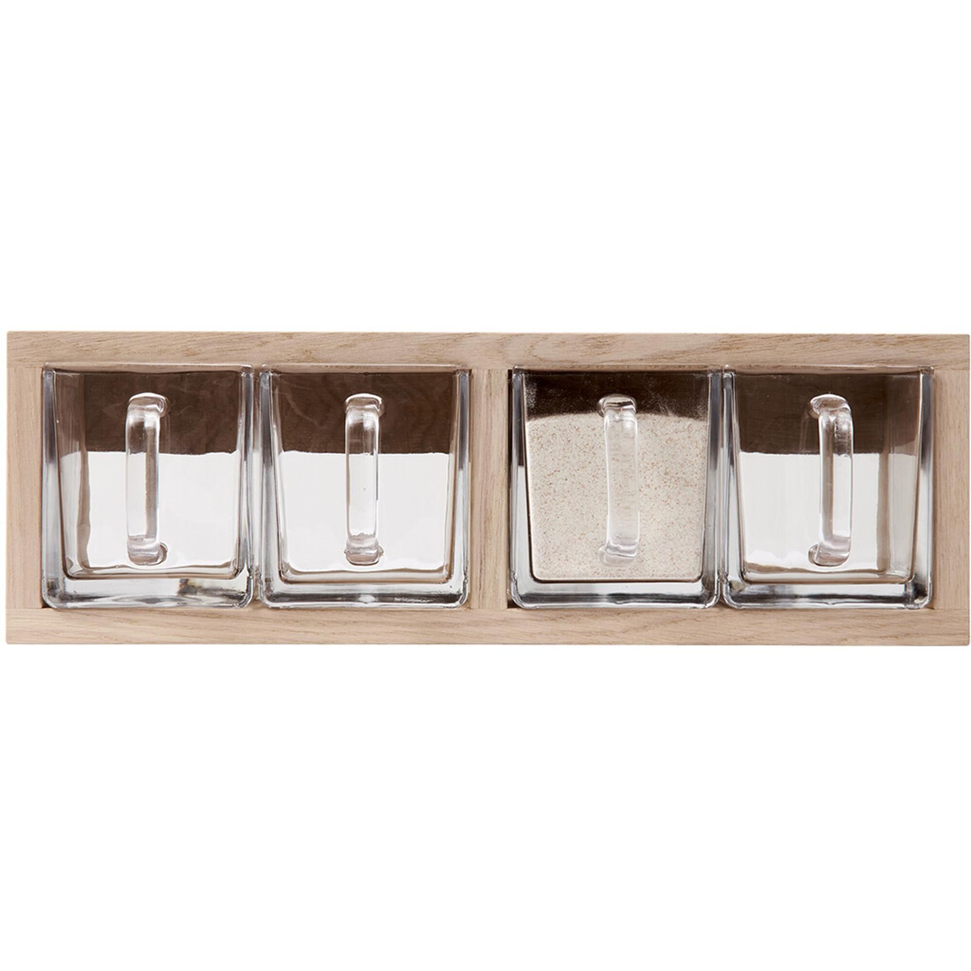 A-Organizer 1 Etagère Chêne Laqué Blanc mat/Verre