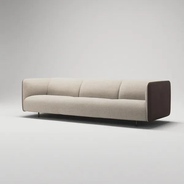 Urban 3.5-Seater Sofa Beige/Breeze/Leather
