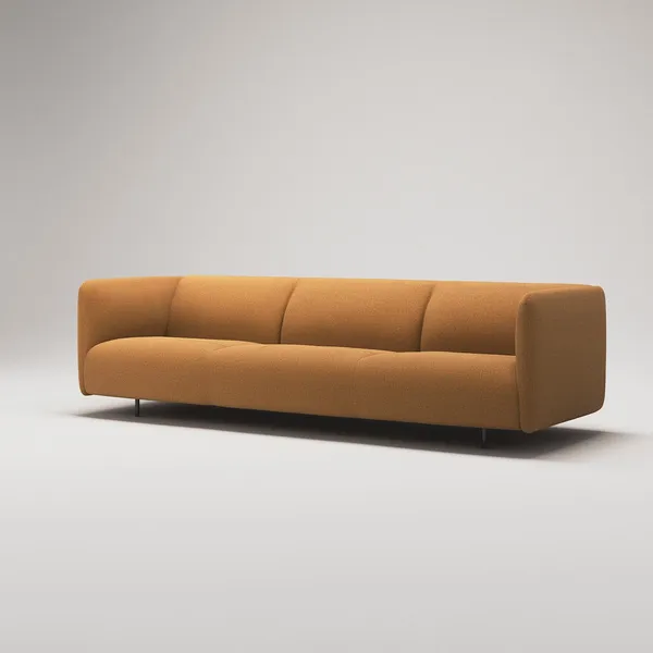 Urban 3.5-Seater Sofa Amber/Weave