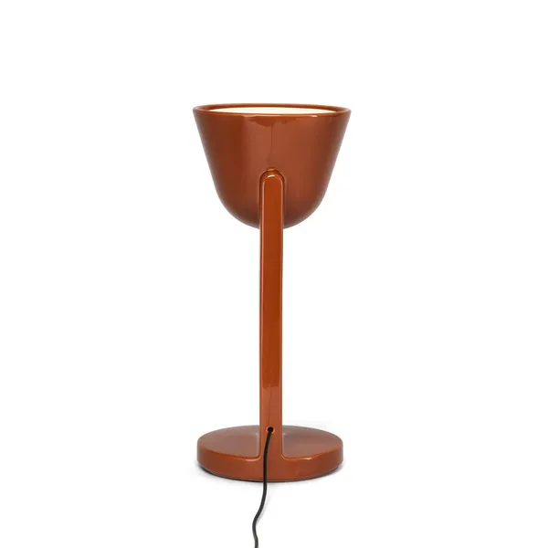 Céramique Up Table Lamp Rust Red