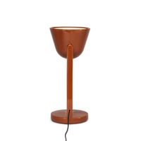 Céramique Up Bordlampe Rust Red