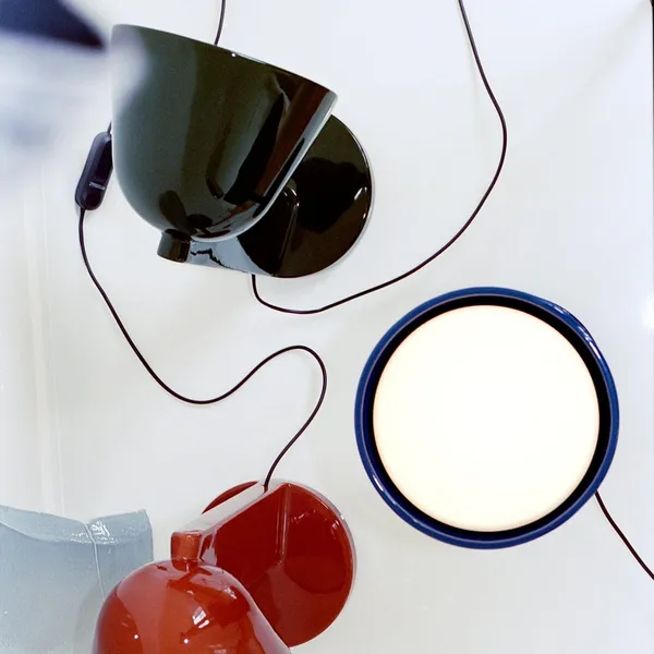 Céramique Up Table Lamp Rust Red