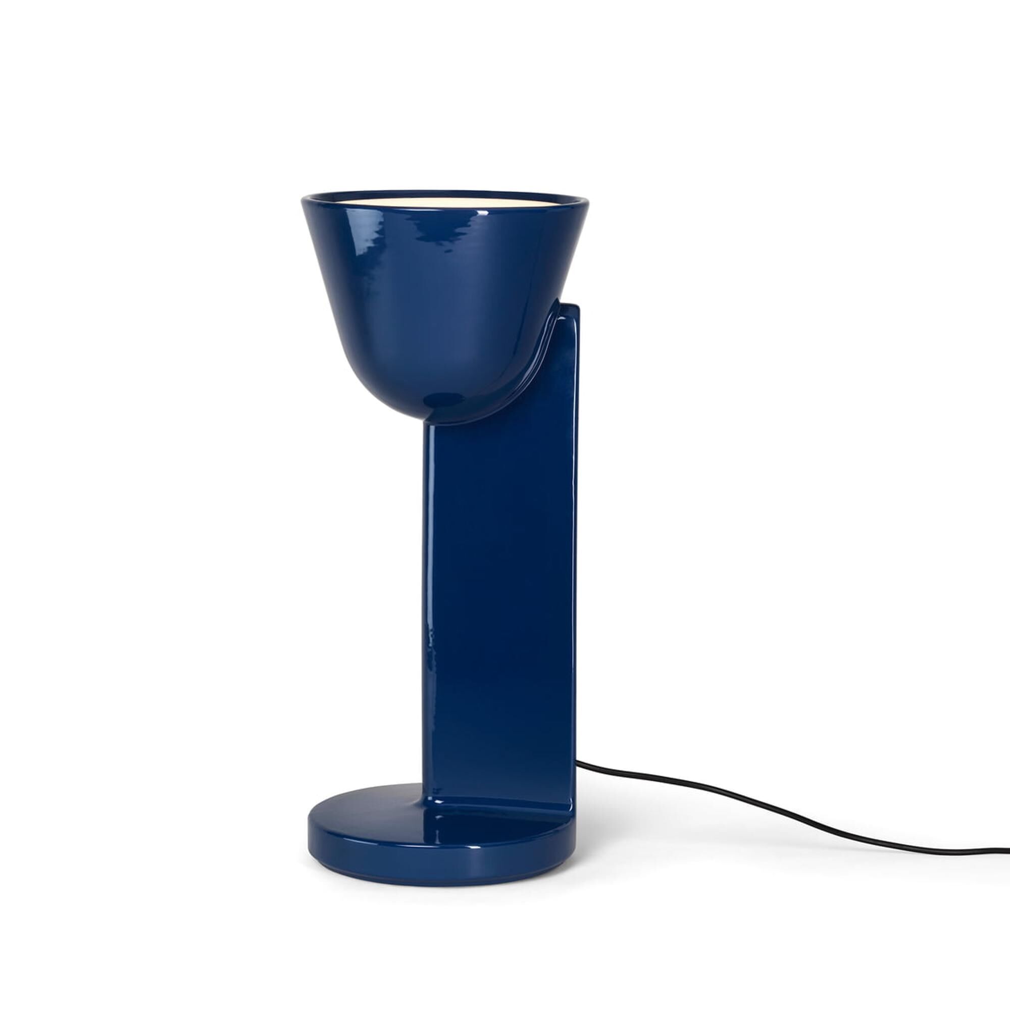 Céramique Up Bordlampe Marineblå