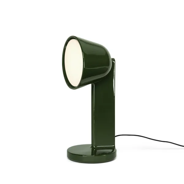 Céramique Side Table Lamp Moss Green