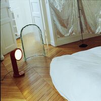 Céramique Side Table Lamp Navy Blue