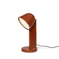 Céramique Down Table Lamp Rust Red