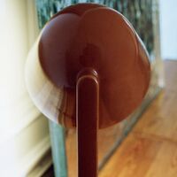 Céramique Down Table Lamp Rust Red