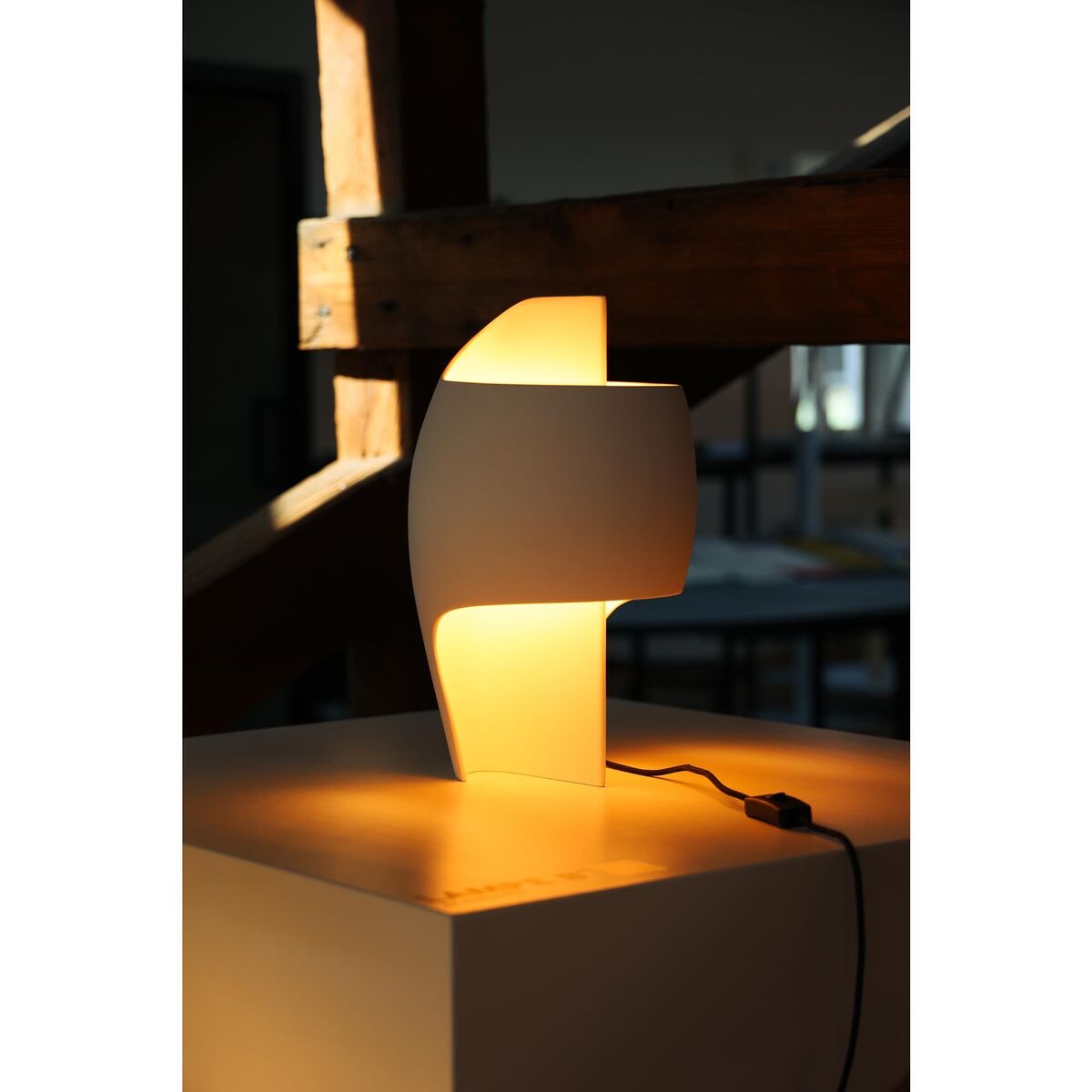 DCWéditions Lampe B Lampe de Table Blanche