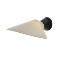 DCWéditions Plume Væglampe Porcelæn/Sort