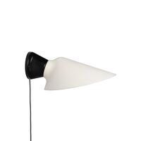 DCWéditions Plume CA Wall Lamp Black/ Porcelain
