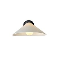 DCWéditions Plume SW Væglampe Sort/Porcelæn