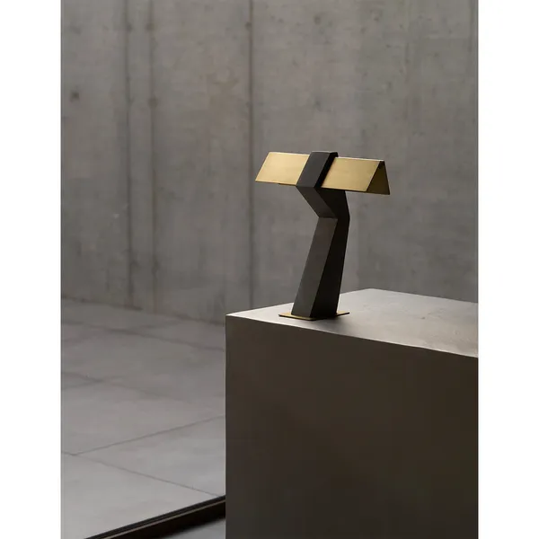 Collection Cauvet Tau Lampe à Poser Doré