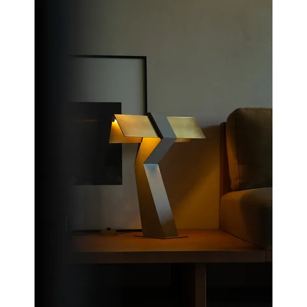 Collection Cauvet Tau Lampe à Poser Doré