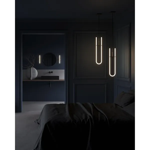 Curve Pendel Bronze