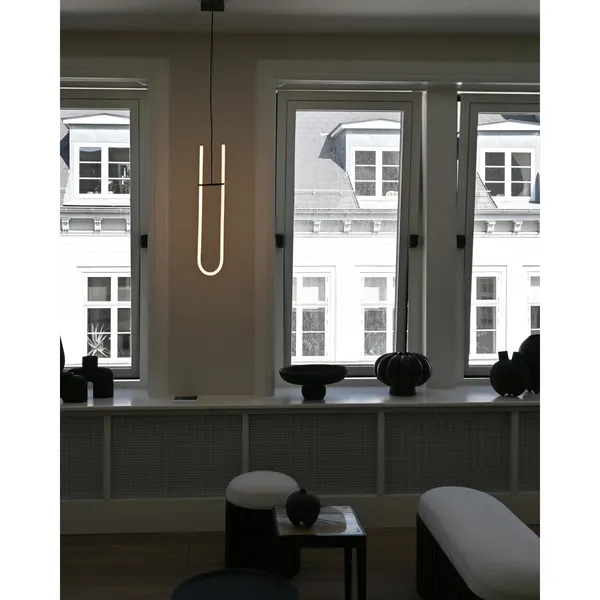 Curve Pendel Bronze