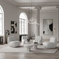 Ghost Taklampa Stor Vit